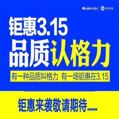 格力空調鉅惠315！