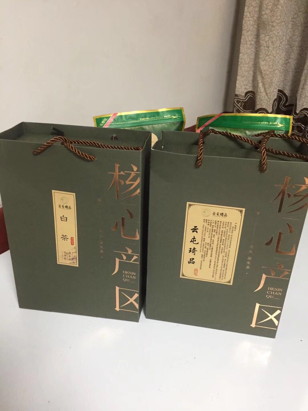 干净绿茶：
天然有机茶